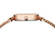 Vyb Seeker By Fastrack Quartz Analog Silver Dial Rose Gold Metal Strap Watch For Girls - image number 7