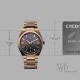 Vyb Nimbus By Fastrack Quartz Analog Brown Dial Brown Stainless Steel Strap Watch For Guys - image number 3