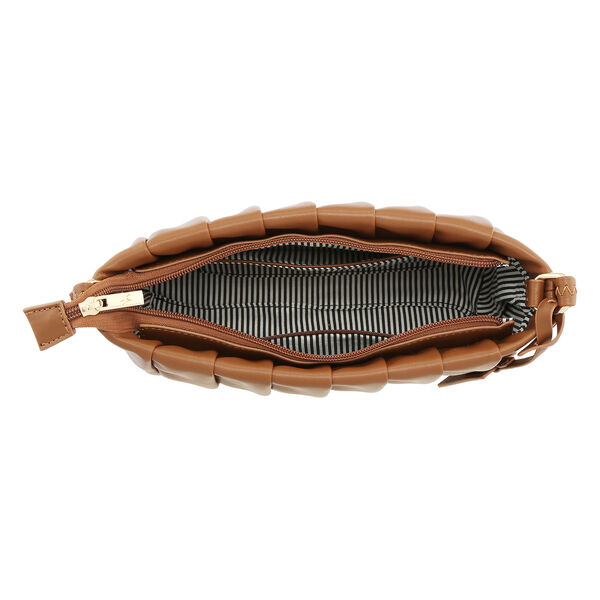 Fastrack Pleated Sling Bag in Tan - image number 5