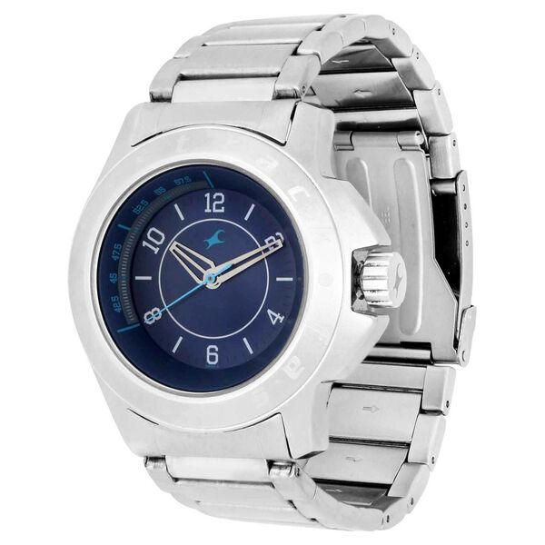 Fastrack Quartz Analog Blue Dial Stainless Steel Strap Watch for Guys - image number 1