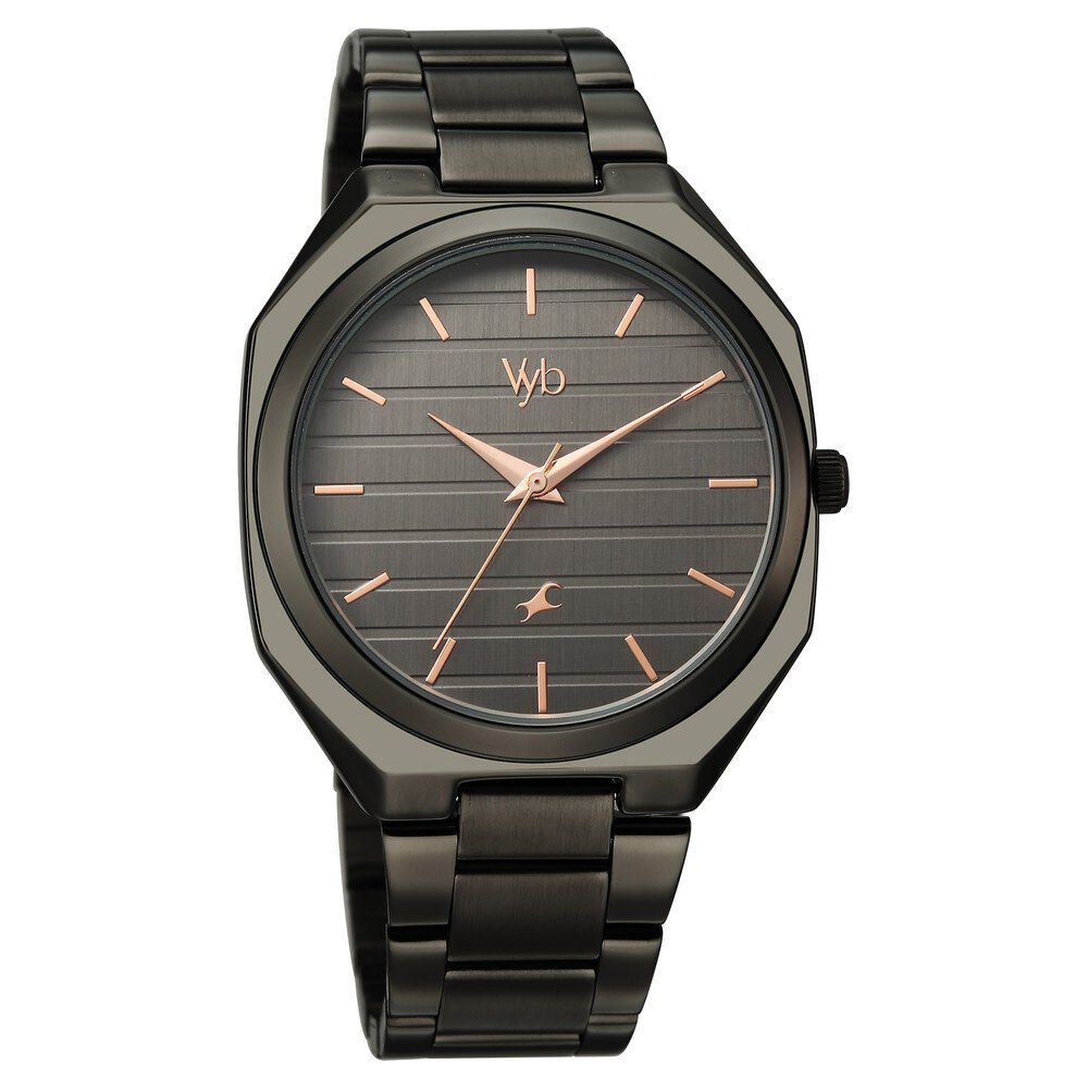 Buy Online Vyb Horizon By Fastrack Quartz Analog Grey Dial Grey