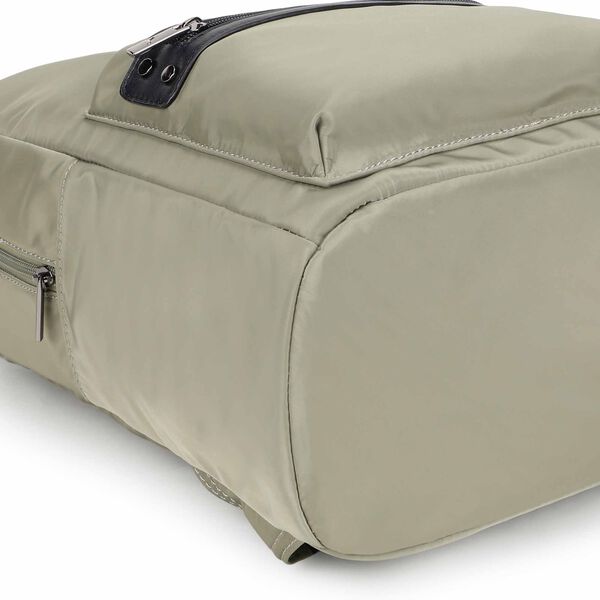 Olive edge nylon backpack - image number 6