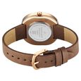 Fastrack Gelato rosegold analog leather strap watch with Chocolate dial for Girls - image number 5
