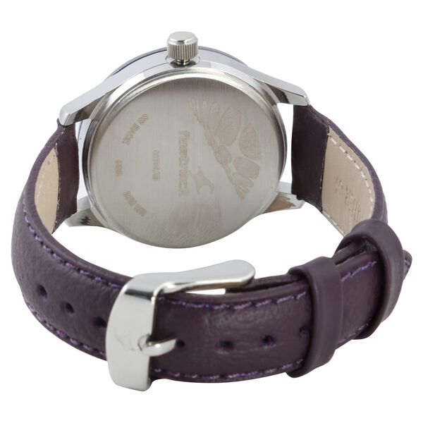 Fastrack Quartz Analog Purple Dial Leather Strap Watch for Girls - image number 3