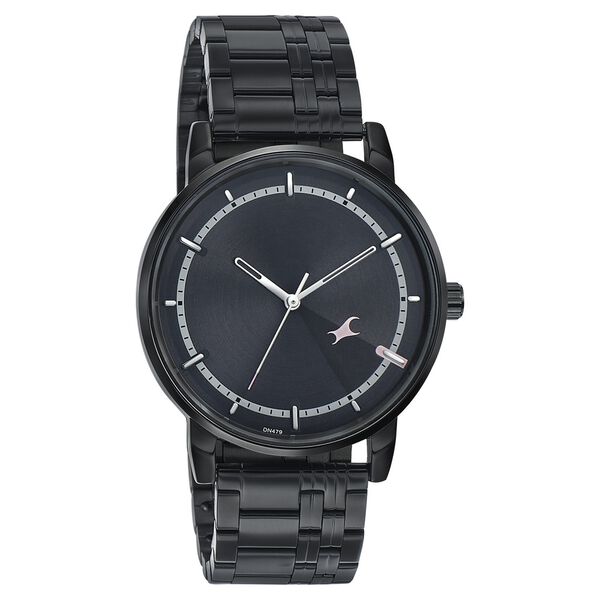 Fastrack Style Up Grey Dial Stainless Steel Strap Watch for Guys - image number 0