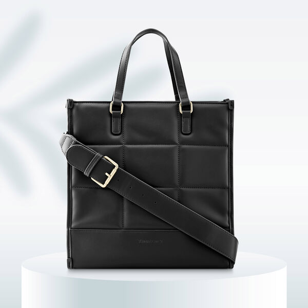 Fastrack Black Casual Satchel Bag for Women - image number 0