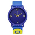 Fastrack Quartz Analog Blue Dial Silicone Strap Watch for Unisex - image number 1