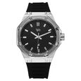 Vyb Rebel By Fastrack Quartz Analog Black Dial Black Silicone Strap Watch For Guys - image number 1