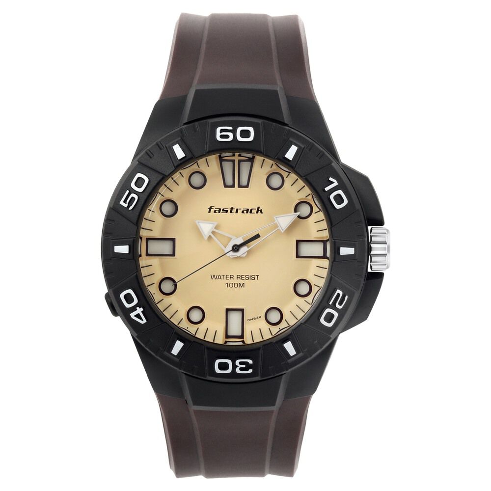 Fastrack plastic hot sale strap watch