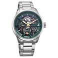 Fastrack Automatics Green Dial Silver Metal Strap Automatic Watch ForGuys - image number 1