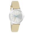 Fastrack Tropical Waters Quartz Analog Silver Dial Leather Strap Watch for Girls - image number 1