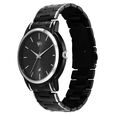 Fastrack Vyb Phantom Quartz Analog Black Dial Two Toned Metal Strap Watch For Guys - image number 3