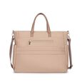 Nylon edit laptop tote -  beige - image number 5