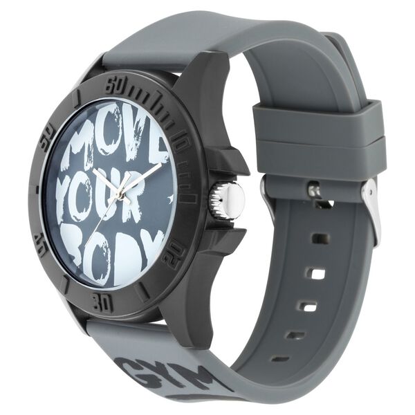 Fastrack Fastfit Quartz Analog Grey Dial Silicone Strap Unisex Watch - image number 2