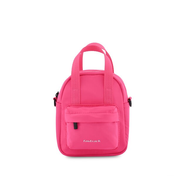 Fastrack Snack-Pack Pink Sling Bag with Detachable Sling - image number 2