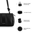 Fastrack Knotty Shoulder Bag in Black - image number 6