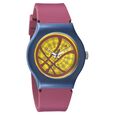 Fastrack Deadpool Quartz Analog Bicolour Dial Silicone Strap Unisex Watch