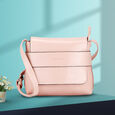 Fastrack Casual Sling Bag with Adjustable Sling in Pink - image number 0