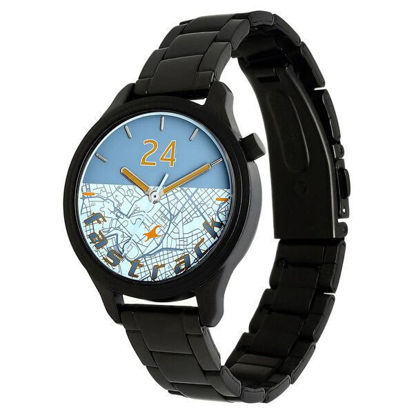 Fastrack Road Trip Quartz Analog Bicolour Dial Stainless Steel Strap Watch for Girls - image number 2