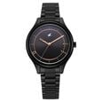 Fastrack Stunners Quartz Analog Pink Dial Silver Metal Strap Watch For Girls