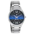 Fastrack Space Rover Quartz Analog Blue Dial Leather Strap Watch for Guys