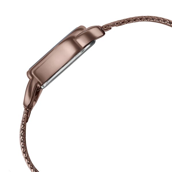 Fastrack Style Up Quartz Analog Brown Dial Brown Stainless Steel Strap Watch For Girls - image number 3