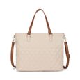 Quilted crush laptop tote - image number 5