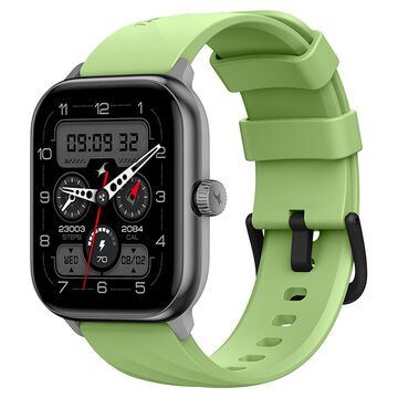 Fastrack Nitro Pro with 4.69cm AMOLED Display, AOD, Functional Crown, BT Calling Smartwatch with Fluoroscent Green Strap