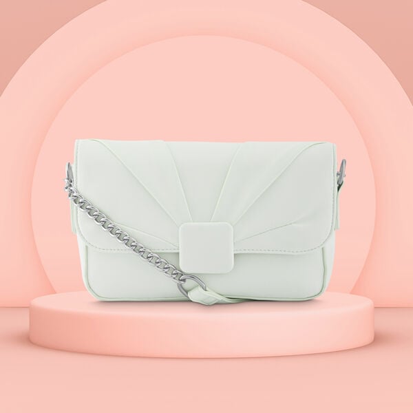 Fastrack White Party Sling Bag for Girls - image number 0