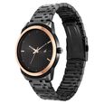 Fastrack Stunners Quartz Analog Black Dial Black Stainless Steel Strap Watch For Guys - image number 2