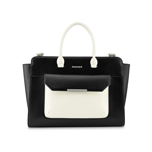 Fastrack Chic Carry-All Laptop Tote in Black - image number 2