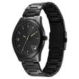 Fastrack Stunners Quartz Analog Black Dial Black Metal Strap Watch For Guys - image number 2