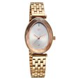 Vyb Prodigy By Fastrack Quartz Analog Silver Dial Rose Gold Stainless Steel Strap Watch For Girls - image number 2