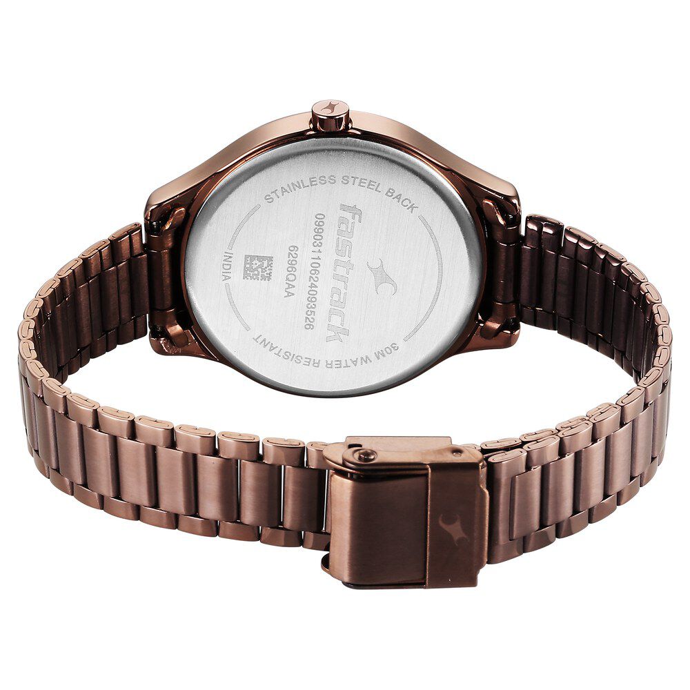 Fastrack watch stainless steel back outlet