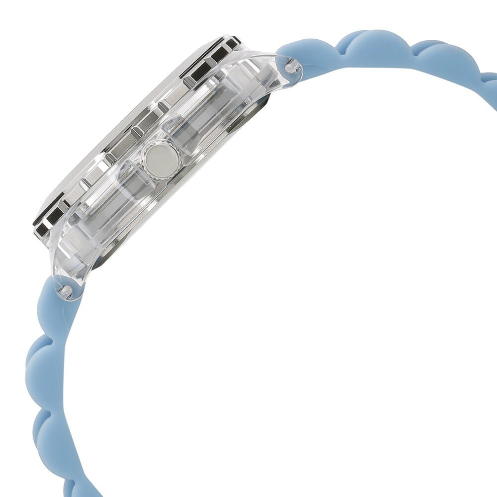 Buy Online Fastrack Trendies Quartz Analog Blue Dial Silicone Strap Watch for Girls nn68009pp02 Fastrack