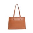 Fastrack Chic Spacious Laptop Tote Bag for Women | Stylish Casual Bag for Ladies, Women, Girls | College, Work Bag Made of High-Quality Faux Leather (Tan) - image number 2