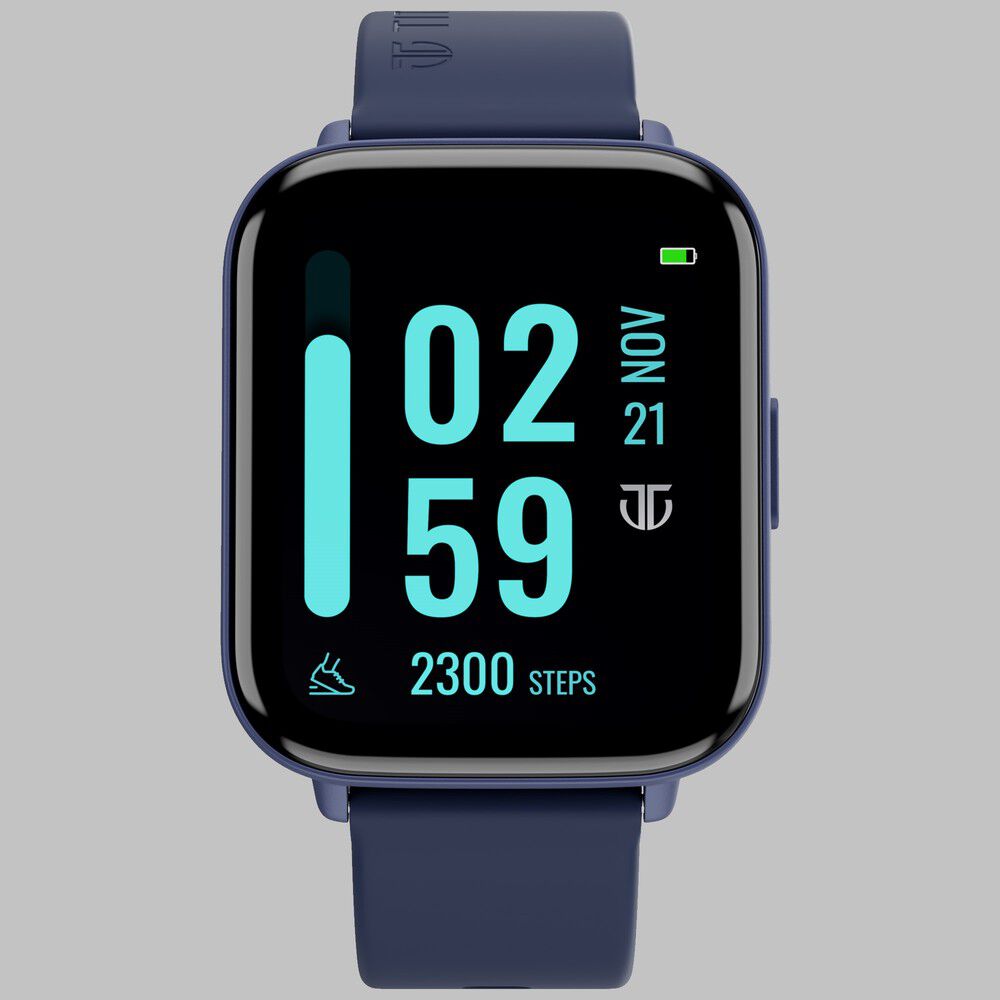 Titan Smart Watch Silicone Blue Strap watch for Unisex