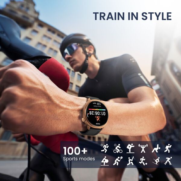 Fastrack Revoltt FR3 Pro Smartwatch with 1.43" AMOLED Display Dynamic 60Hz Refresh Nitrofast Charging HRM SpO2 - image number 6