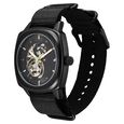 Fastrack Automatics Collection Black Dial Black Stainless Steel Strap Watch For Guys - image number 2