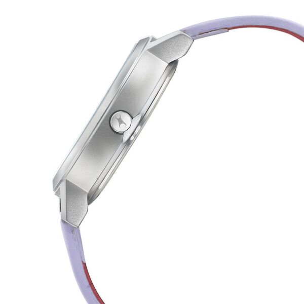 Fastrack Sunburn Quartz Analog Purple Dial Leather Strap Watch for Girls - image number 3