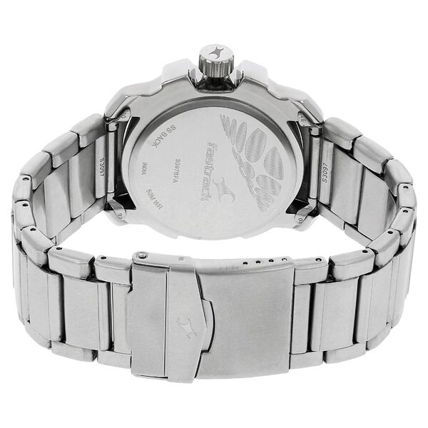 Fastrack Quartz Analog Black Dial Stainless Steel Strap Watch for Guys - image number 3