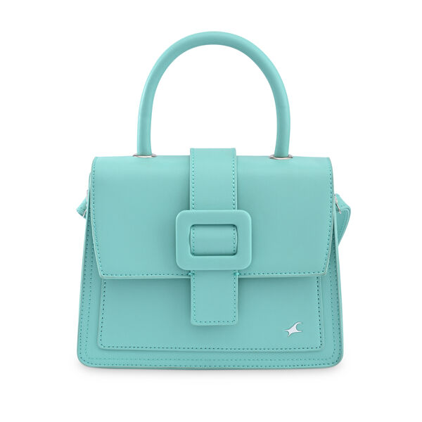 Fastrack Solid Structured Satachel  in Blue - image number 2