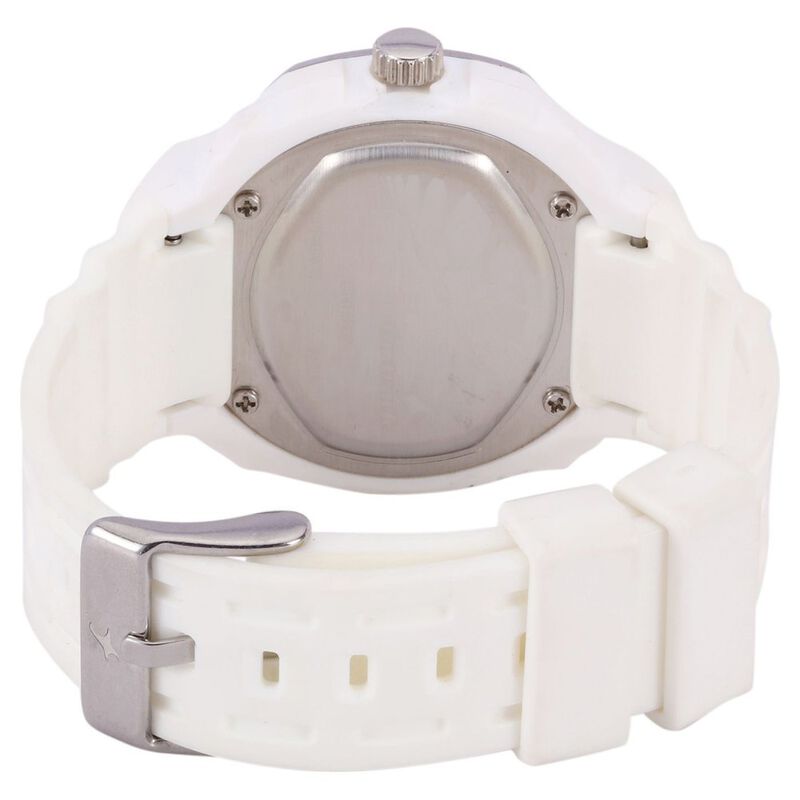 Fastrack Speed Racer Quartz Analog Black Dial Plastic Strap Watch for Girls