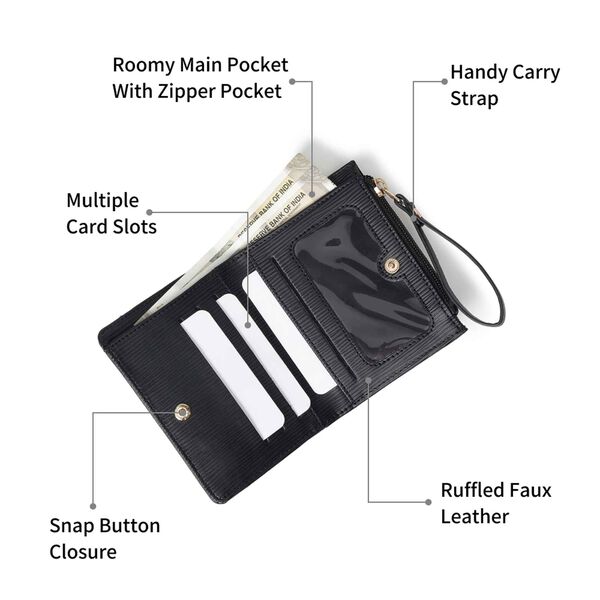 Miniclick black wallet - image number 9