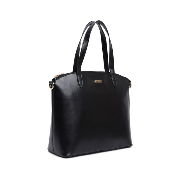 Fastrack Modern Satchel Bag for Women | Chic, Stylish Bag for Girls, Ladies, Women | Spacious Bag with Internal Organisers Made from High-Quality Faux Leather (Black) - image number 1