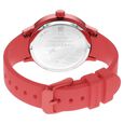 Pop Colours Red Dial Silicone Strap Watch for Girls - image number 5