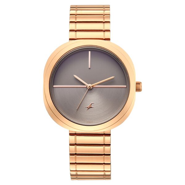 Fastrack 9 to Fine Analog with Grey Dial Metal Strap Watch for Girls - image number 0