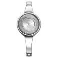 Fastrack Vyb Diva Quartz Analog Rose Gold Dial Rose Gold Metal Strap Watch For Women