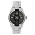 Fastrack Motorheads Quartz Analog Black Dial Stainless Steel Strap Watch for Guys