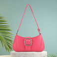 Fastrack Buckle Shoulder Bag in Pink - image number 0